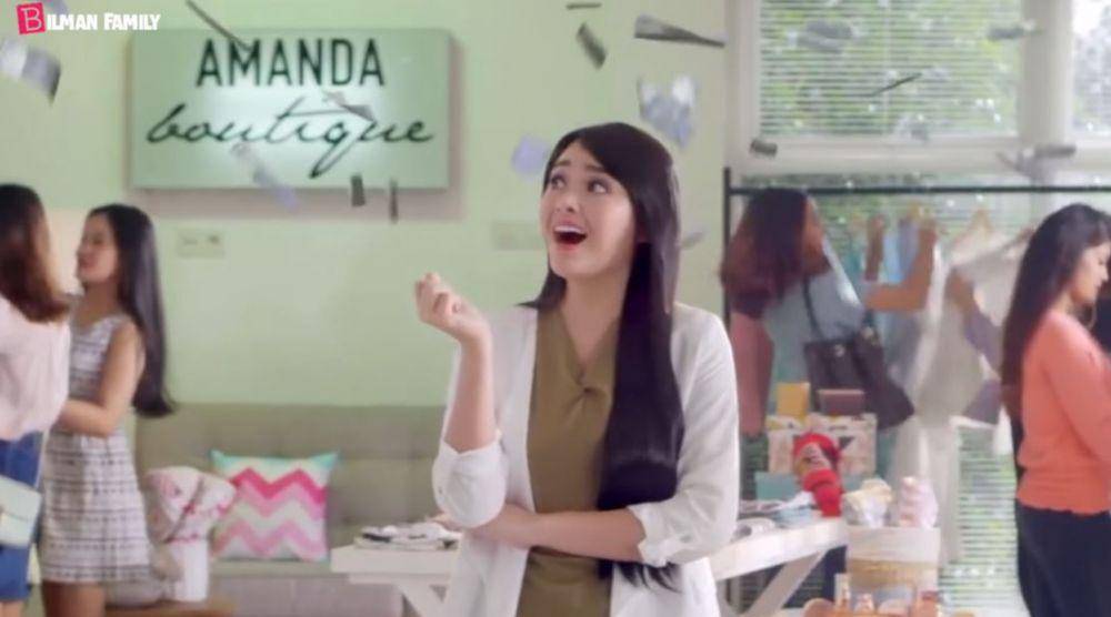 Amanda Manopo bintang iklan (Youtube.com/Bilman Family)