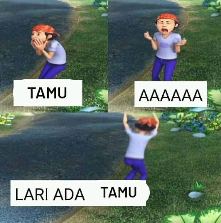 meme hari pertama lebaran (facebook.com/Nisa)