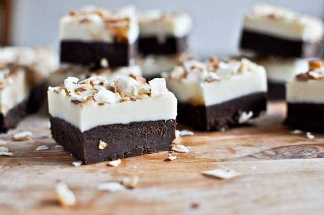mocca coconut fudge (howsweeteats.com)