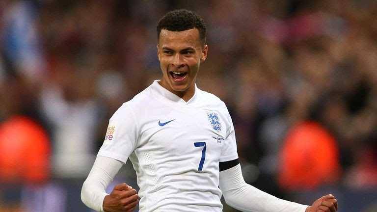 Dele Alli dipercays debut di Timnas Inggris. (skysports.com)
