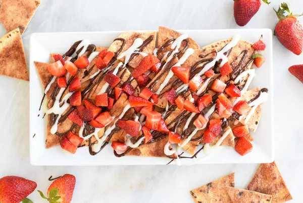Strawberry cheesecake nachos (thespruceeats.com)