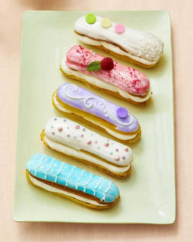 coconut cream eclairs (womansday.com)