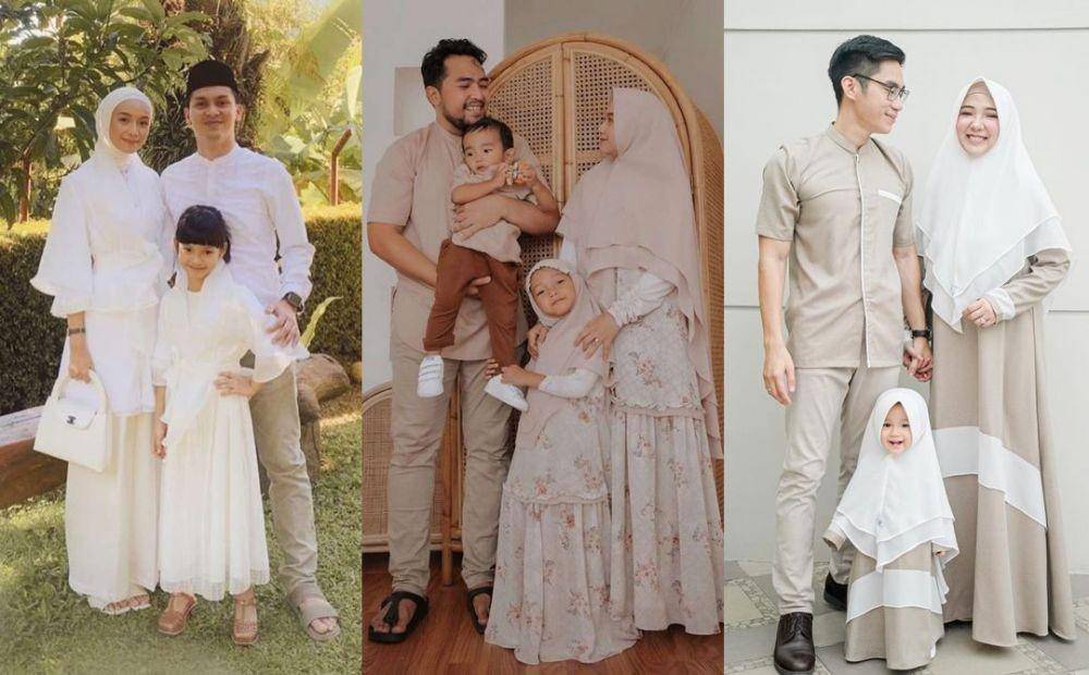 inspirasi baju lebaran keluarga selebgram (berbagai sumber)