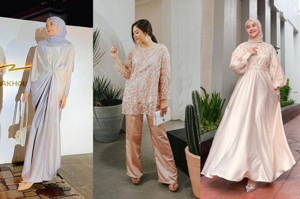 Busana Lebaran Berbahan Satin (Berbagai Sumber)