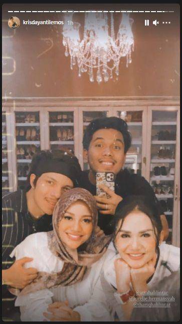 Atta dan Aurel buka bareng Krisdayanti (instagram.com/krisdayantilemos)