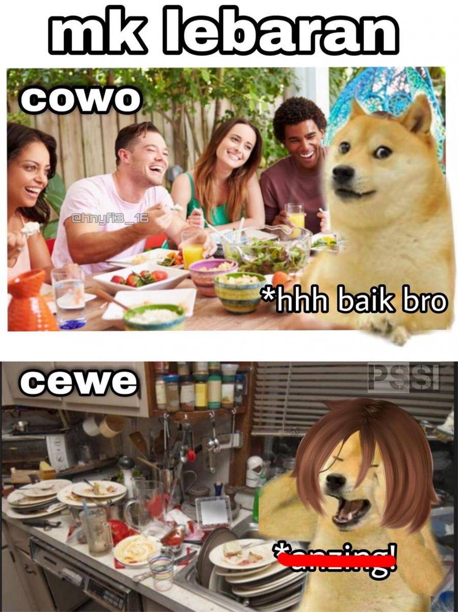 meme hari pertama lebaran (facebook.com/Hitr)