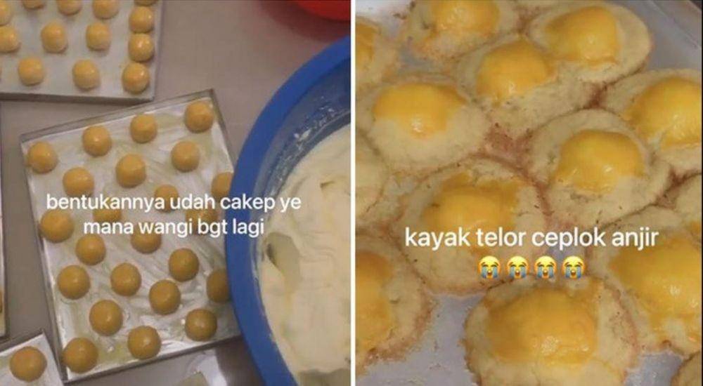 kue kering lebaran gagal (tiktok.com/@noviahnn)