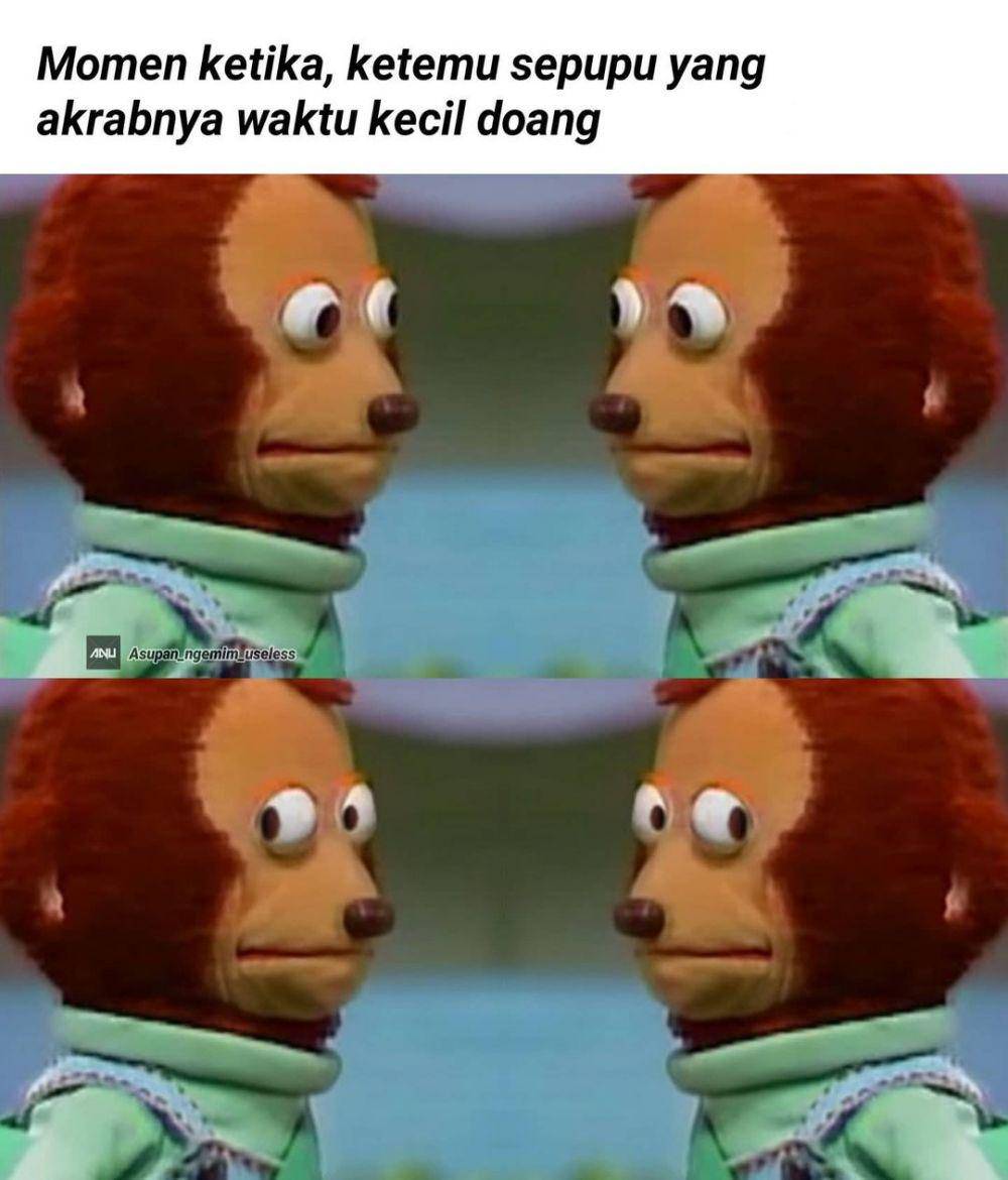 meme hari pertama lebaran (instagram.com/asupan_ngemim_useless)