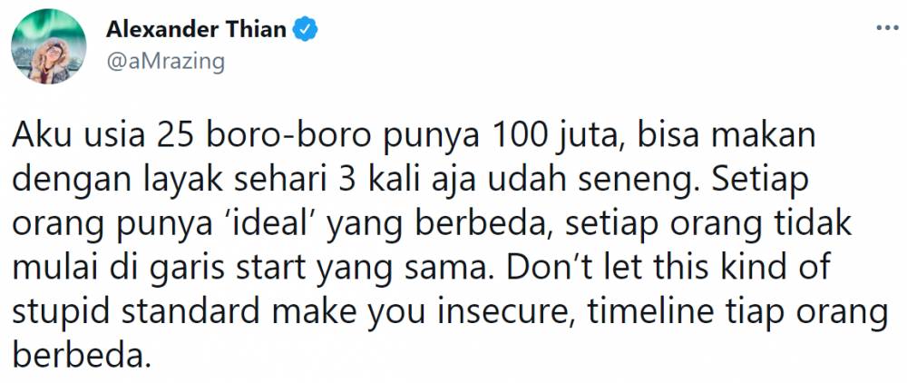 masuk usia 25 (twitter.com/aMrazing)