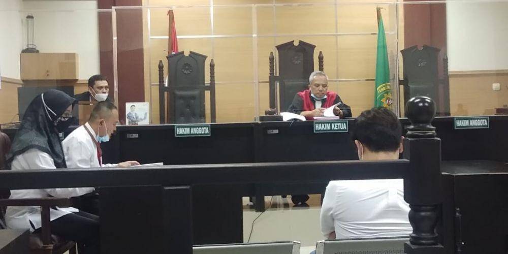 Pengadilan Negeri Kota Tangerang, Banten menjatuhkan sanksi kepada tersangka Direktur PT ITN pada Selasa (20/4/2021). (Dok. Kemnaker)