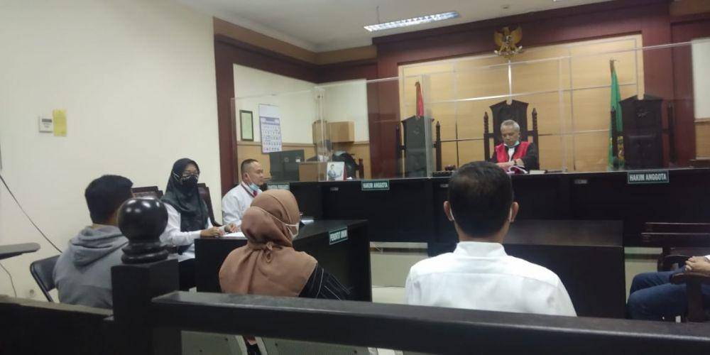 Pengadilan Negeri Kota Tangerang, Banten menjatuhkan sanksi kepada tersangka Direktur PT ITN pada Selasa (20/4/2021). (Dok. Kemnaker)