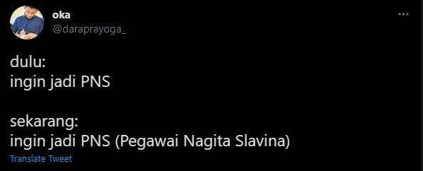 curhat jadi pegawai Nagita Slavina (twitter.com/daraprayoga)