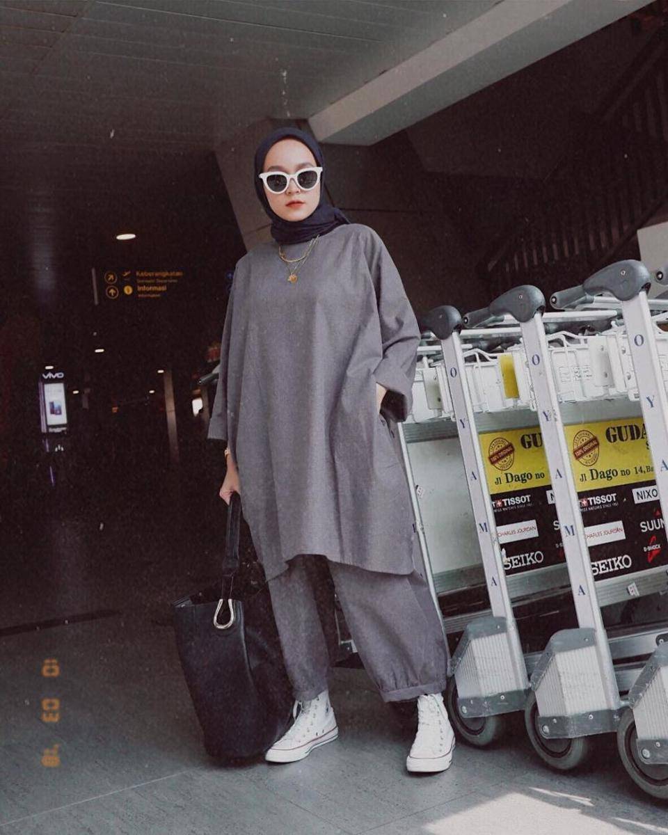 outfit one set ala Chairunissa (instagram.com/nissachair)