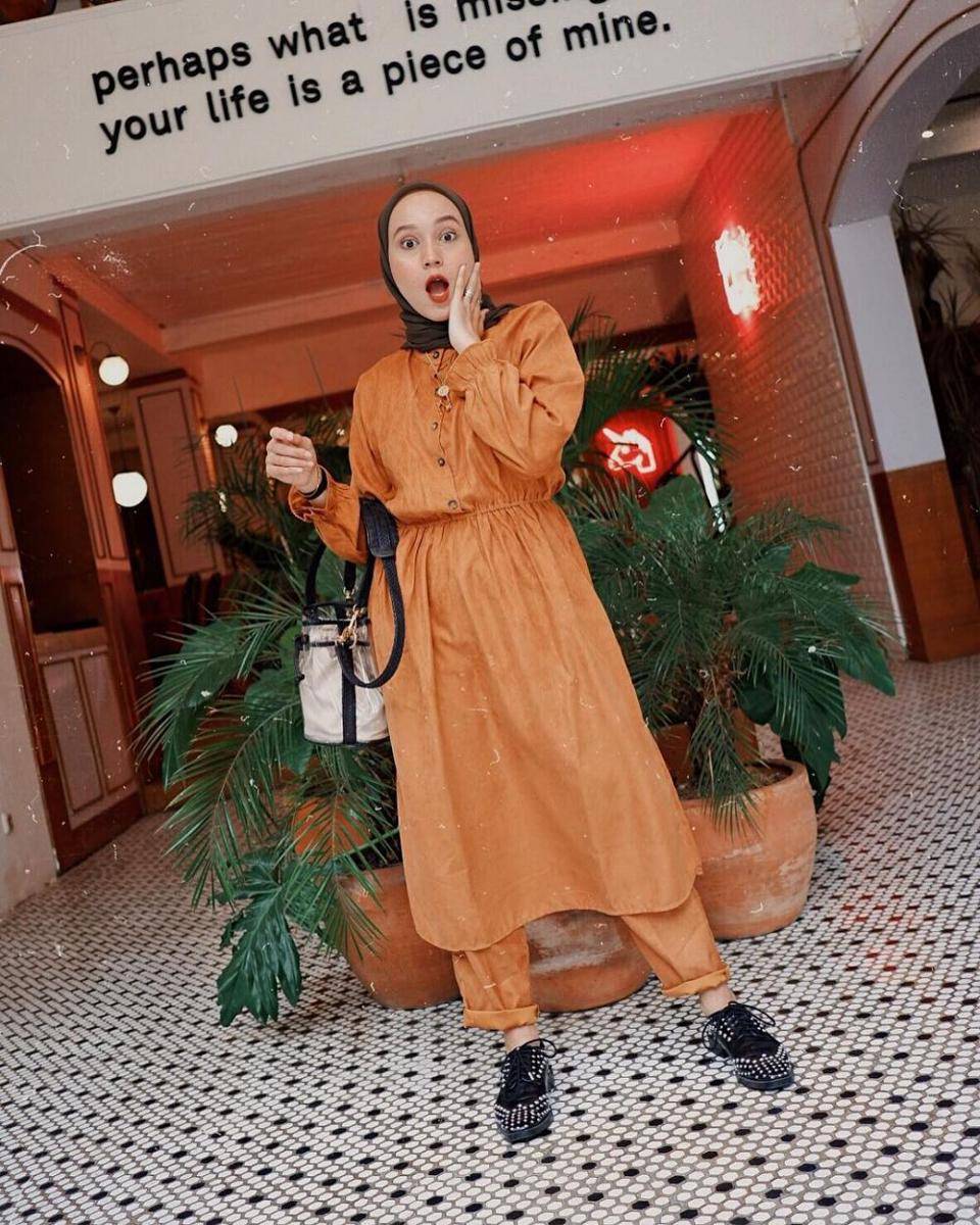outfit one set ala Chairunissa (instagram.com/nissachair)