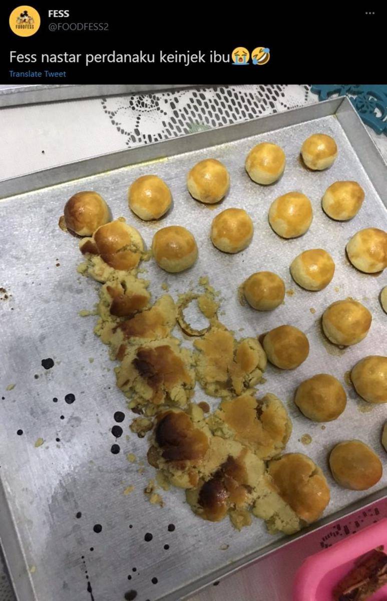 nastar tak sesuai ekspektasi (twitter.com/foodfess2)