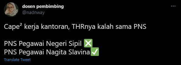 curhat jadi pegawai Nagita Slavina (twitter.com/nadnway)