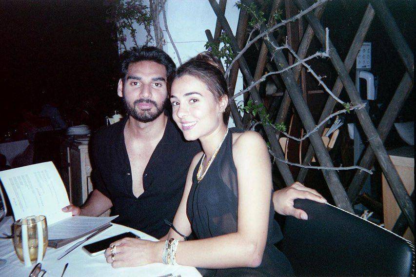 Ahan Shetty dan Tania Shroff (instagram.com/ahan.shetty)
