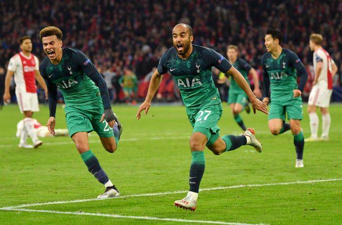 Tottenham berhasil comeback ketika melawan Ajax Amsterdam. (theguardian.com)