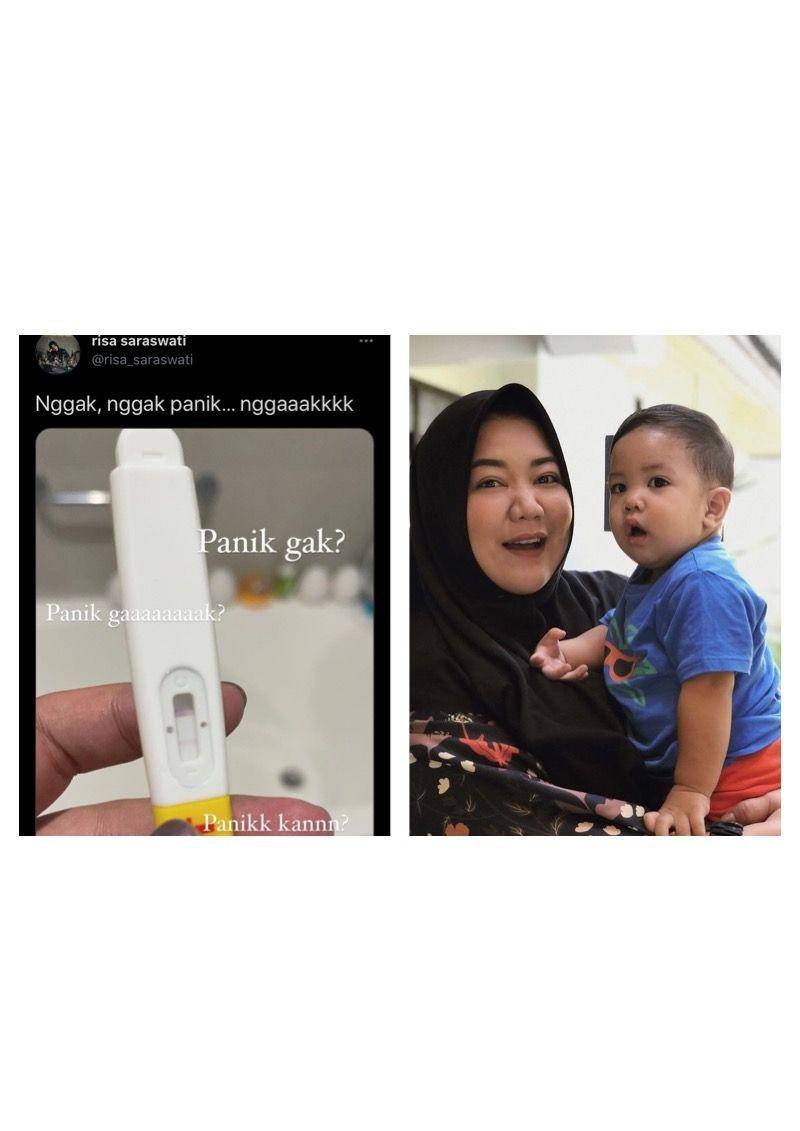 Hamil Anak Kedua, 10 Potret Keibuan Risa Saraswati