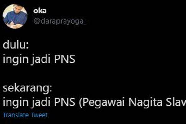 curhat jadi pegawai Nagita Slavina (twitter.com/daraprayoga)