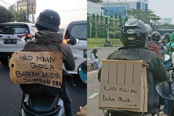 pengendara bukan mudik (instagram.com/mata_lensa13 |twitter.com/outofcontext_id)