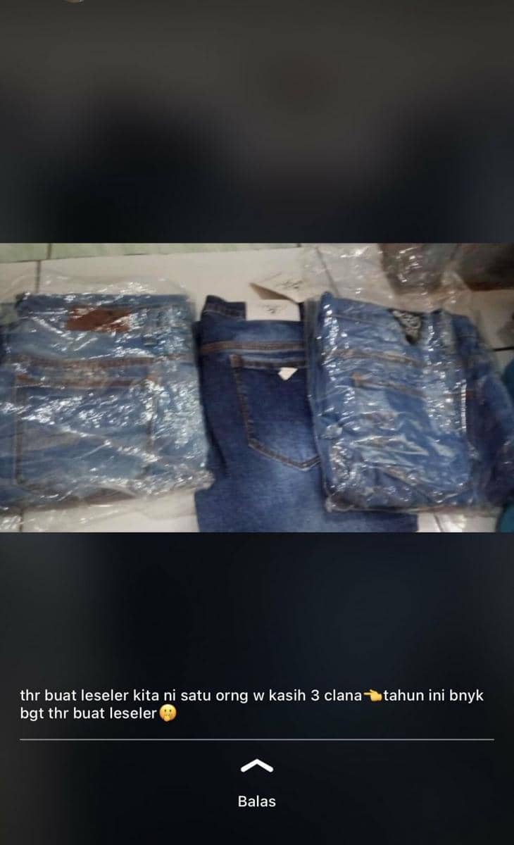 Story jualan seller (twitter.com/tdtdarionlshop)