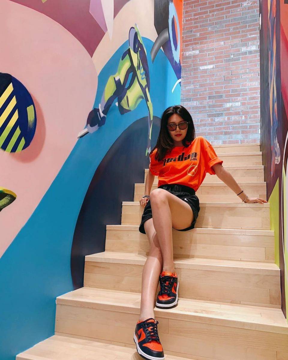 ootd sneakers Sooyoung SNSD (instagram.com/sooyoungchoi)