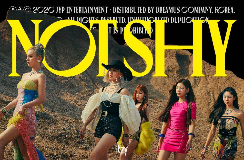 not shy poster (Twitter.com/ITZYofficial)