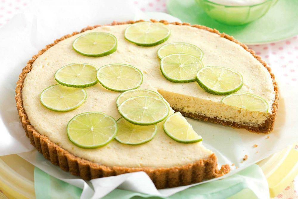ilustrasi lime pie (taste.com.au)