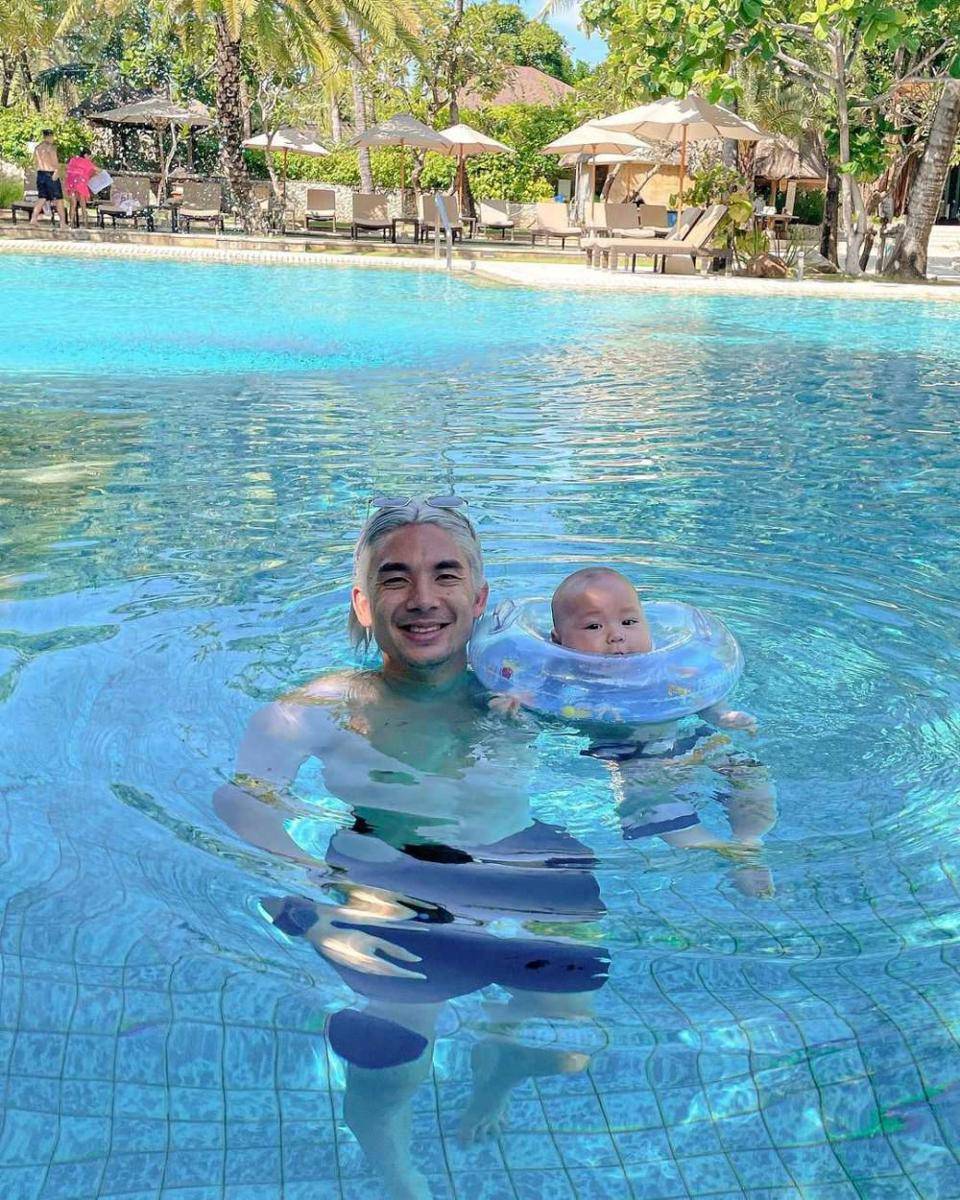 Kim Kurniawan dan anak (instagram.com/kimkurniawan)