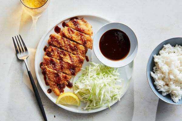 Katsu dan sayuran (cooking.nytimes.com/Linda Xiao)
