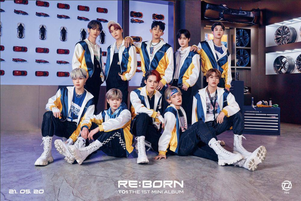 Comeback, 10 Potret Member TO1 di Foto Konsep Album RE:BORN R Version