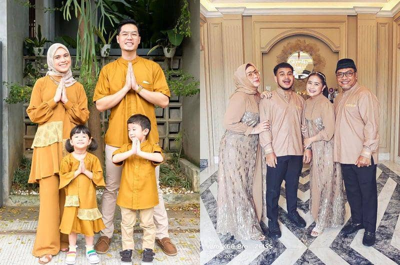 11 Potret Meriah Lebaran Artis dan Keluarga, Ada yang di Dubai!