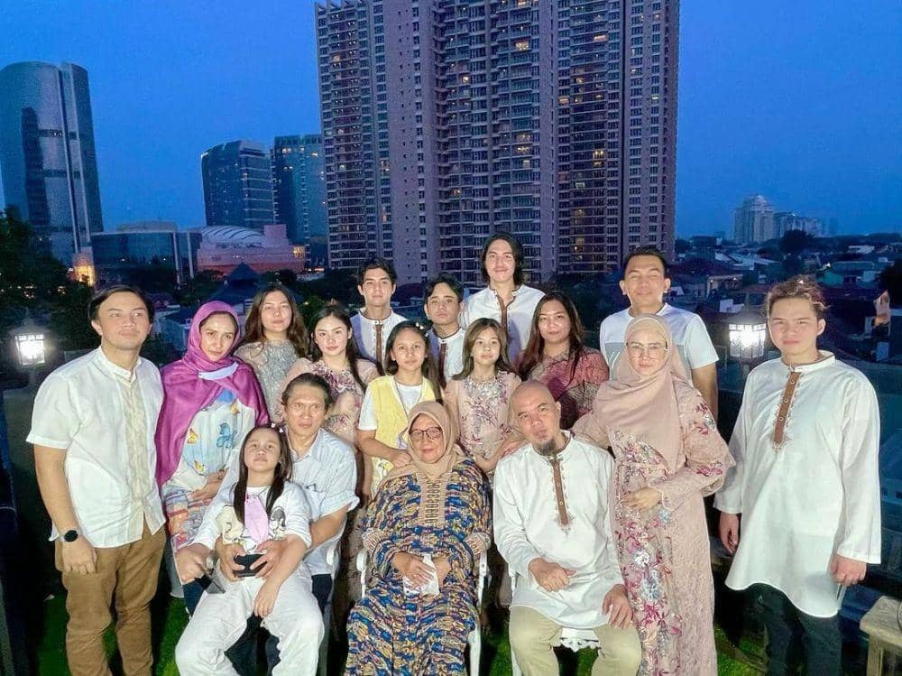 Lebaran keluarga Mulan Jameela (instagram.com/mulanjameela1)