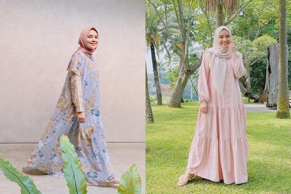 13 Inspirasi Dress Kekinian ala Ria Miranda, Eye Catching Abis!