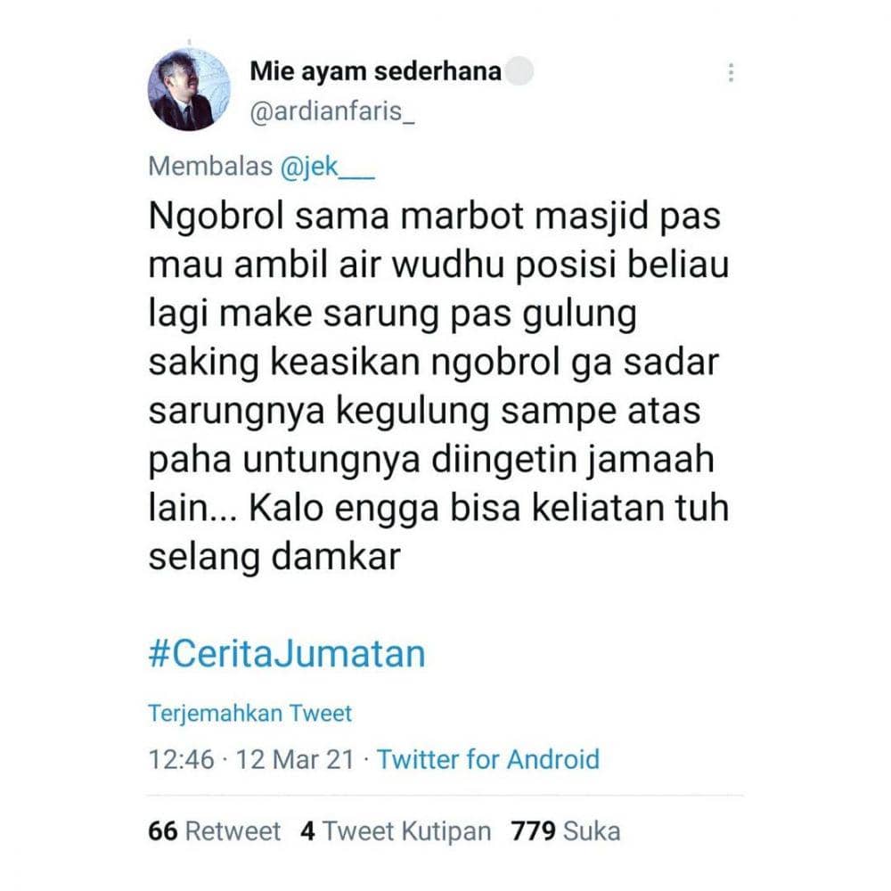 Cerita Jumatan (instagram.com/keretjehantwitter)