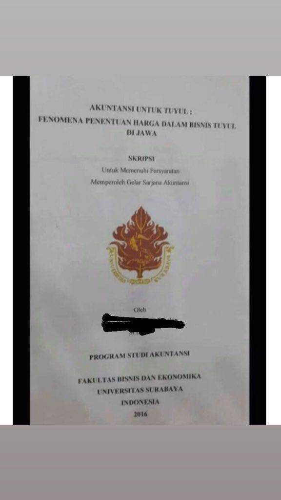 judul skripsi yang out of the box (twitter.com/dadarjagungenak)