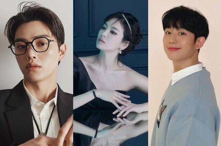Song Kang, Song Hye Kyo, dan Jung Hae In (Berbagai Sumber)