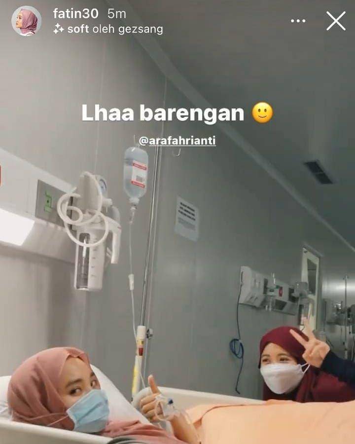Fatin dan Arafah positif corona (Instagram.com/fatinshidqialubis1)