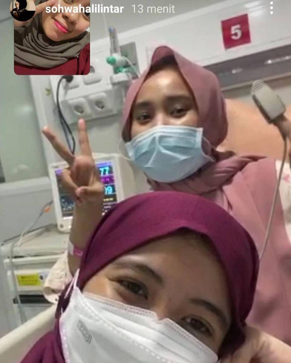 Fatin dan Arafah positif corona (Instagram.com/fatinshidqialubis1)