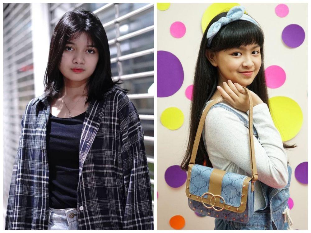 Dulunya Artis Cilik, 10 Adu Pesona Afiqah Eks JKT48 Vs Aqila Herby