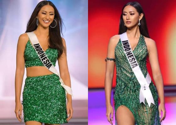 9 Potret Penampilan Ayu Maulida di Preliminary Miss Universe 2020