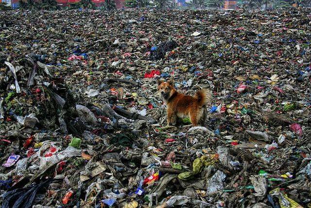 Tumpukan sampah di Tondo, Manila Filipina. (instagram.com/jimmy.domingo)