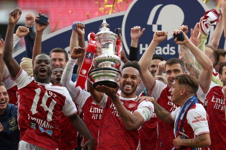 potret Arsenal menjuarai Piala FA(bangkokpost.com)