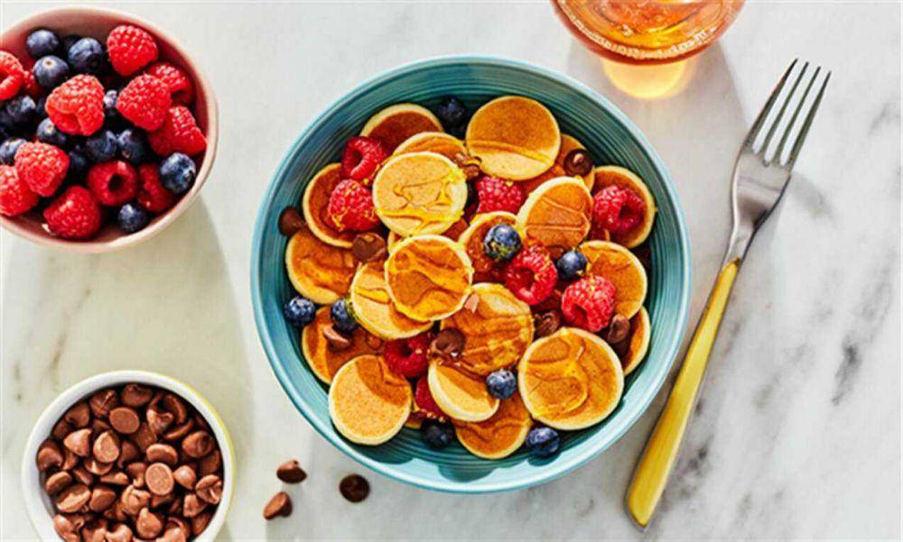 Sereal dari pancake mini (oetker.ie)