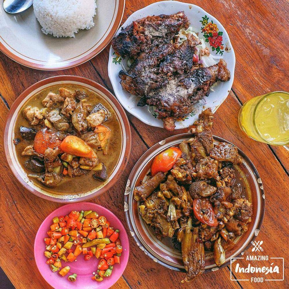 Sate Kambing Pak Manto yang populer di Solo (instagram.com/amazingindonesiafood)