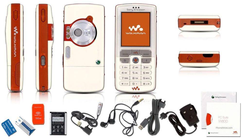 Sony Ericsson W800 dan kelengkapannya (phonemore.com)