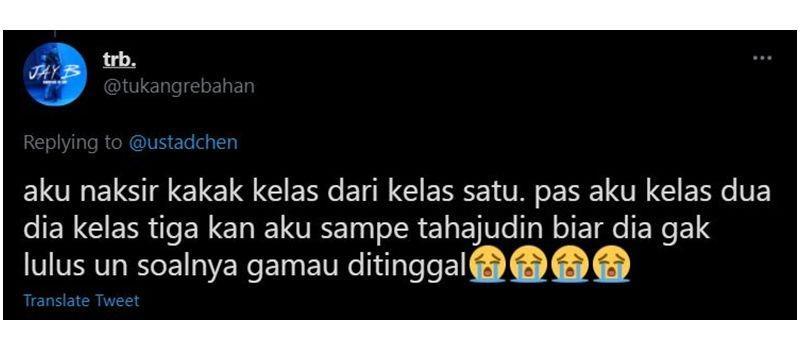 10 Curhat Warganet Naksir Gebetan Pas SMA Ini Kocak, Cinta Monyet nih