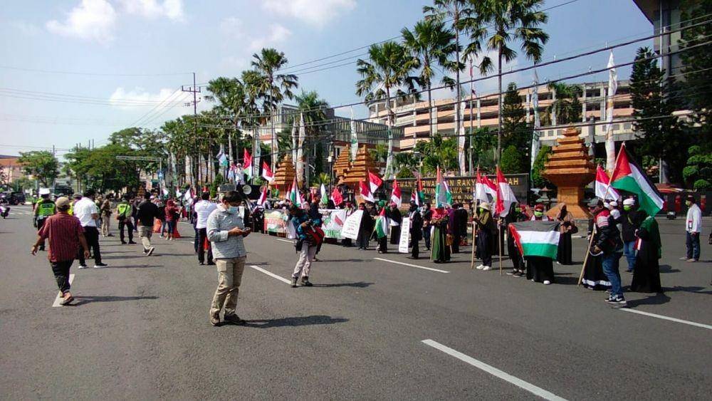 Ilustrasi aksi bela Palestina Dok. Istimewa.