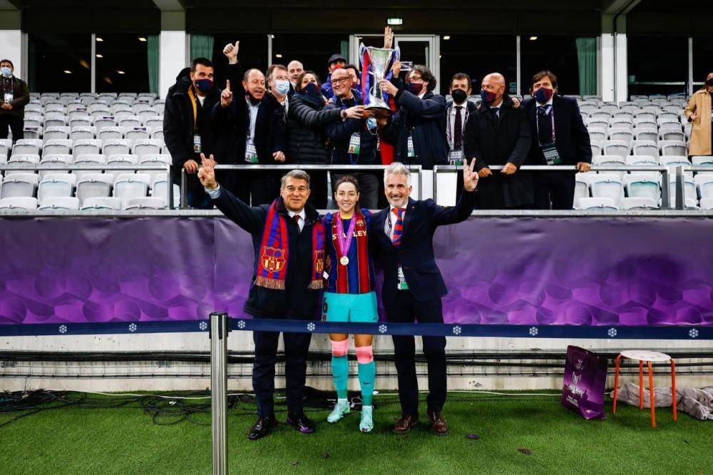 Tim Barcelona wanita. (twitter.com/FCBfemeni)